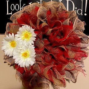 Handmade Wreaths with daisies
